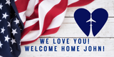 Welcome Home Vinyl Banners