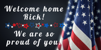 Welcome Home Vinyl Banners