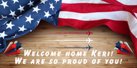 Welcome Home Vinyl Banners