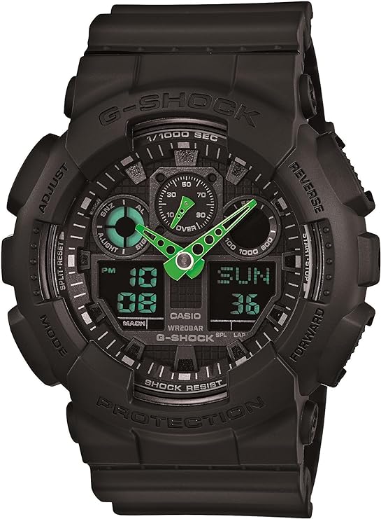 G-SHOCK GSG-100 ブラック/グリーン a_983b1621-dbab-4ec9-b16b-