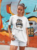 Messy Bun Camo Unisex T-shirt