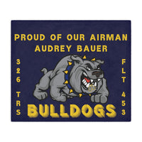 326 TRS Bulldogs Blanket Banner for Naomi