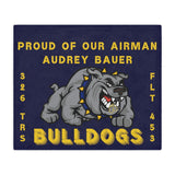 326 TRS Bulldogs Blanket Banner for Naomi