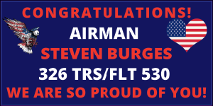 Patriotic Airman Vinyl Banner
