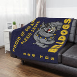 326 TRS Bulldogs Blanket Banner for Kathie