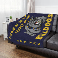 326 TRS Bulldogs Blanket Banner for Naomi