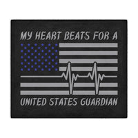 Guardian Heartbeat Throw Blanket