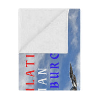 Fighter Jet Blanket Banner