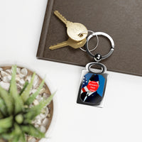 Blues Photo Keyring