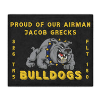 326 TRS Bulldogs Blanket Banner
