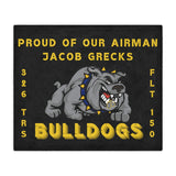 326 TRS Bulldogs Blanket Banner