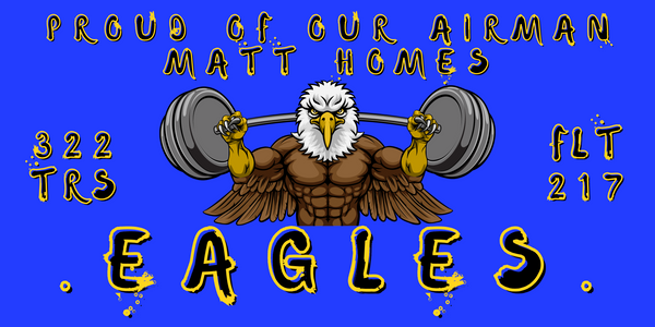 322 TRS Eagles Vinyl Banner