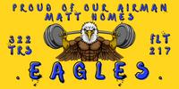 322 TRS Eagles Vinyl Banner