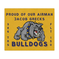326 TRS Bulldogs Blanket Banner