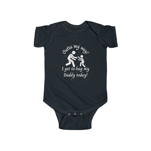 Outta My Way Space Force Baby Bodysuit