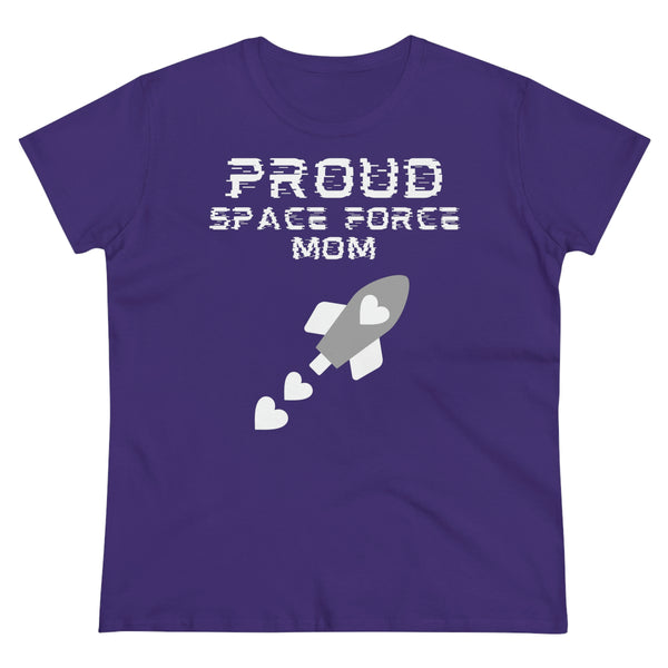 Proud Space Force Mom Ladies T-shirt