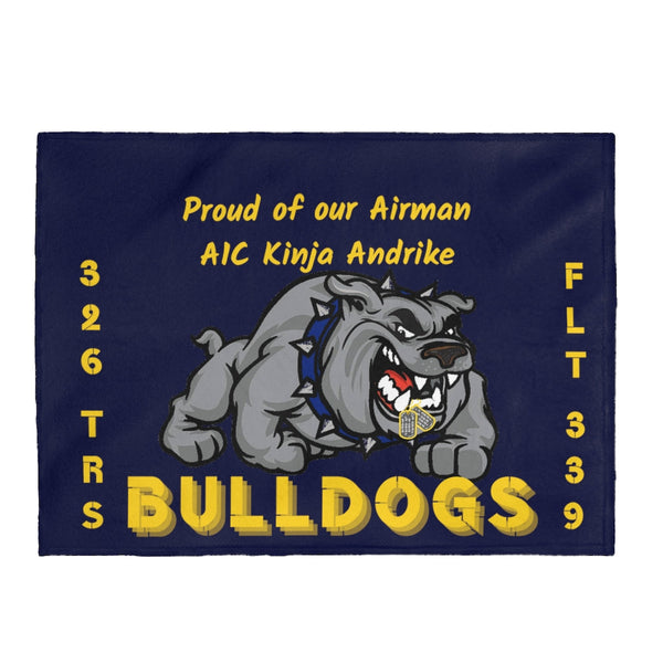 326 TRS Bulldogs Blanket Banner for Ginger