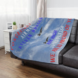 Fighter Jet Blanket Banner